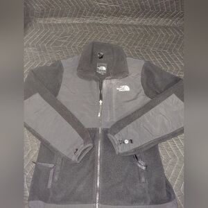 The North Face Black and Gray Fleece Jacket